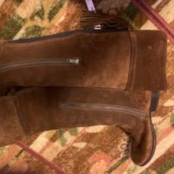 Frye Molly Suede Over the Knee Boot - Picture 8 of 14